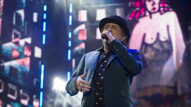 Joaquín Sabina, en un concierto celebrado en Madrid en junio de 2018