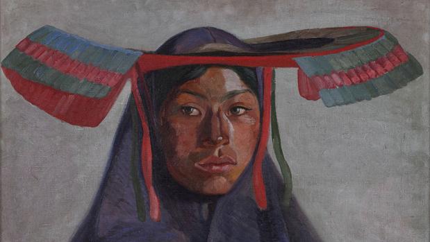«La india», de José Sabogal. Detalle