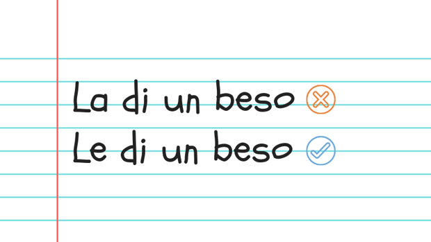 Ejemplo de laísmo