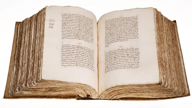 Manuscrito del siglo XVI del «Libro de los Epítomes», que los investigadores han confirmado es obra de Hernando Colón (1488-1539).