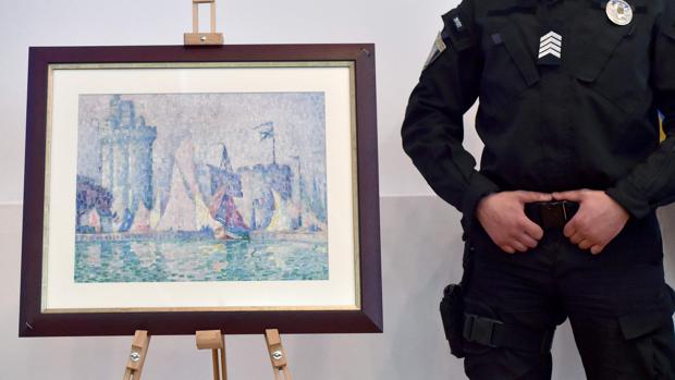 El cuadro de Signac «Le Port de La Rochelle» recuperado