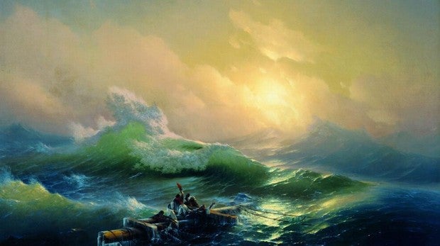 «La novena ola» (1850), de Aivazovski
