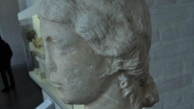 La conocida como «Cabeza de Livia» de Bornos