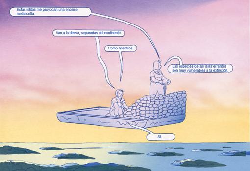 Una viñeta de «Vidas paralelas», lo más reciente de Schrauwen