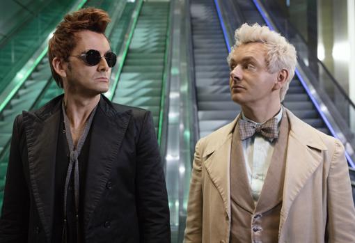 David Tennant y Michael Sheen, protagonistas de «Good Omens»