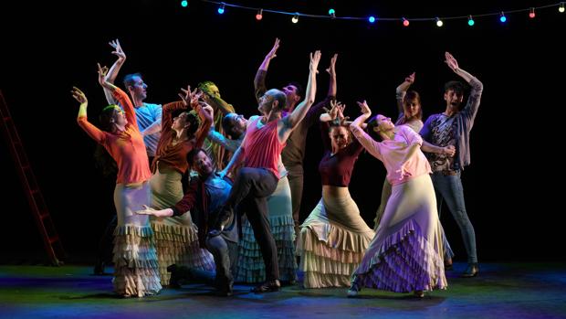 Una imagen de los ensayos de «Zarzuela en danza»