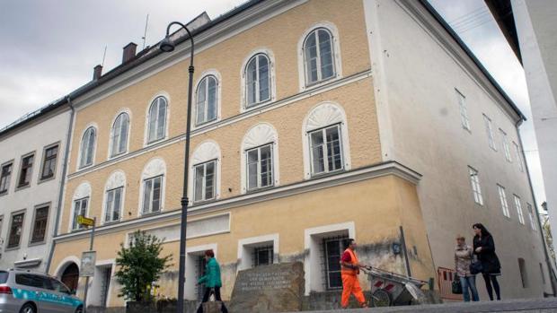 Fotografía tomada en 2015 de la fachada de la casa donde nació Hitler