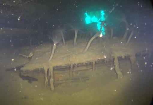 Detalle del interior del barco HMS Terror