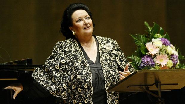 La soprano Montserrat Caballé