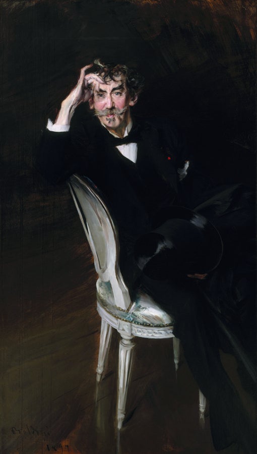 Boldini: retrato de James Abbot McNeill Whistler