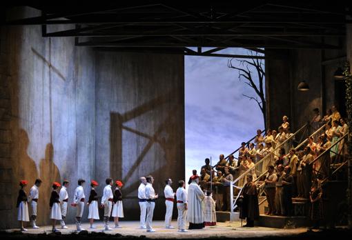 Una escena de «El caserío»