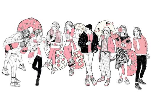 Detalle de una de las ilustraciones de Ana Jarén