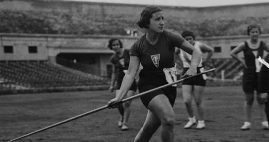 Ana María Martínez Sagi fue campeona de España de lanzamiento de jabalina