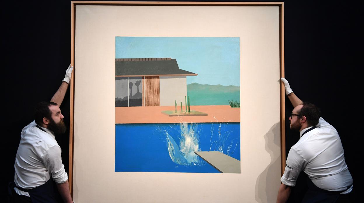 De 3 millones de euros a 28 en 14 años: el cuadro de David Hockney que triunfa en las subastas
