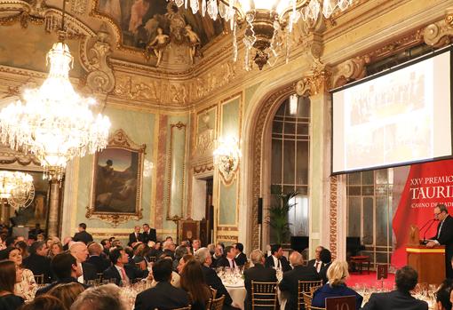 Un momento de la ceremonia de entrega en el Salón Real