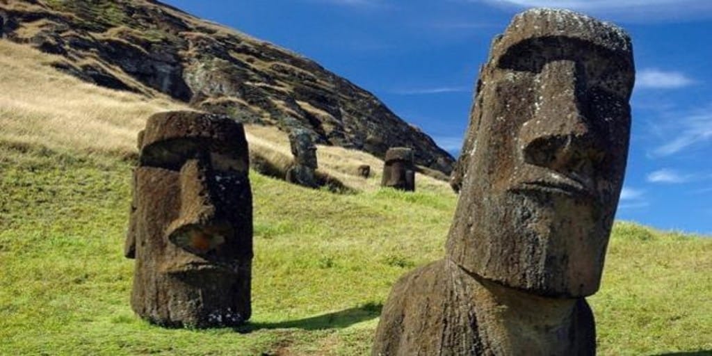 Crashing A Van Against Several Moai On Easter Island Causing 