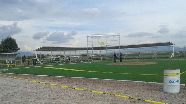 El estadio de Acatzingo, tras el incidente
