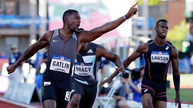 Gatlin se impone en los «trials» de EE.UU.