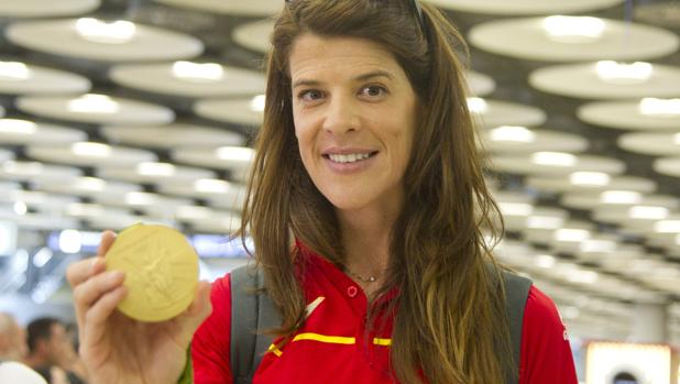 Beitia, a su llegada de Brasil