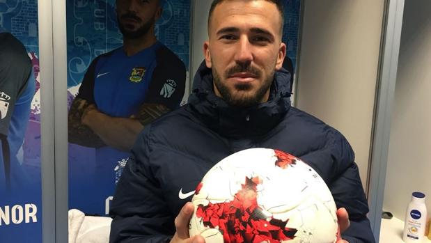 Dioni Villalba, delantero del Fuenlabrada y Pichichi del Grupo I de Segunda B