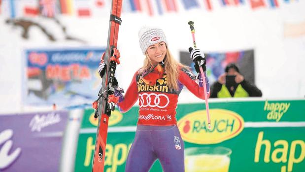 Mikaela Shiffrin, en su última Copa del Mundo