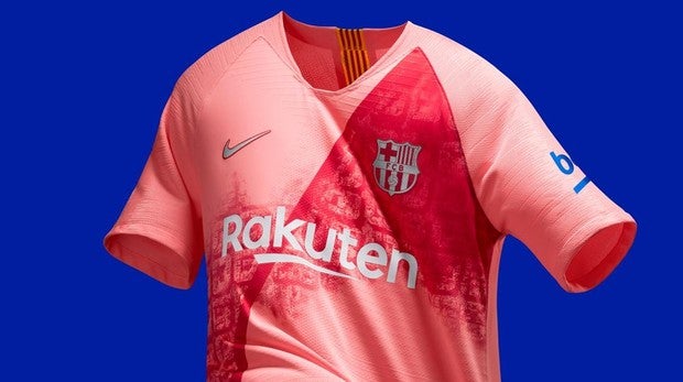 camisa rosada del barca