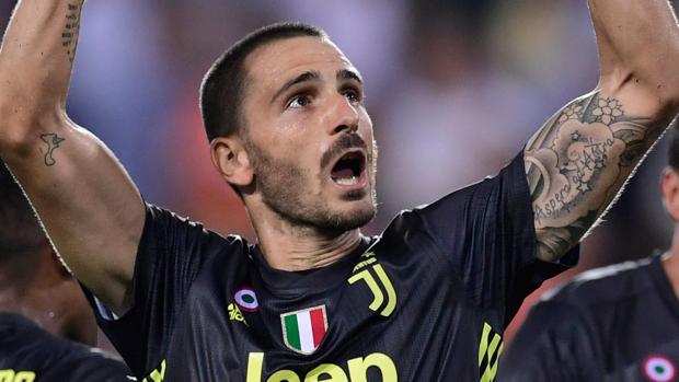 Bonucci, en un partido de la Juve