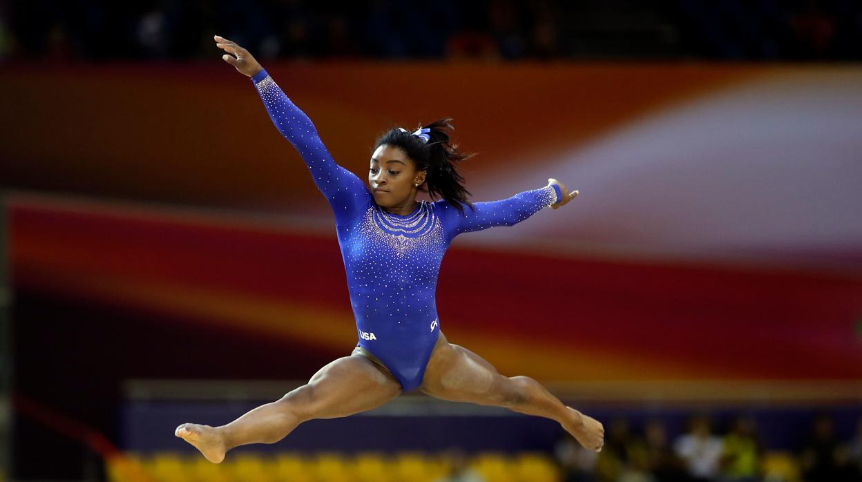 Así Es El «Biles», El Espectacular Salto De Simone Biles