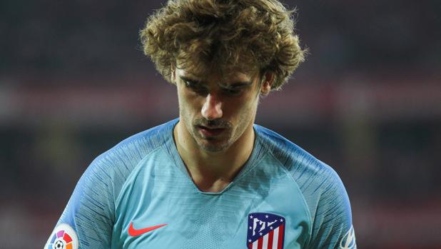 Antonio Griezmann, en San Mamés ante el Athletic