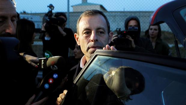 Rosell, en febrero de 2019, saliendo de la cárcel de Soto del Real