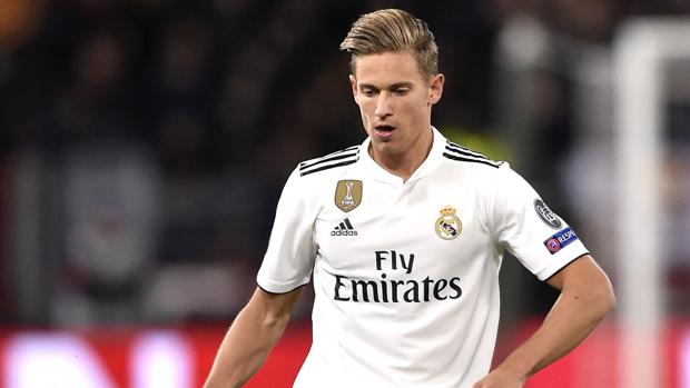 Marcos Llorente, durante un partido de la pasada temporada