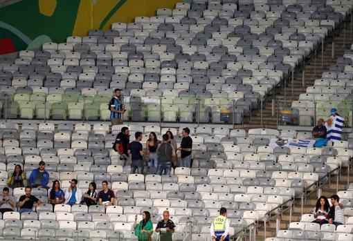 Imagen del estadio Mineirao que albergaba el Uruguay - Ecuador