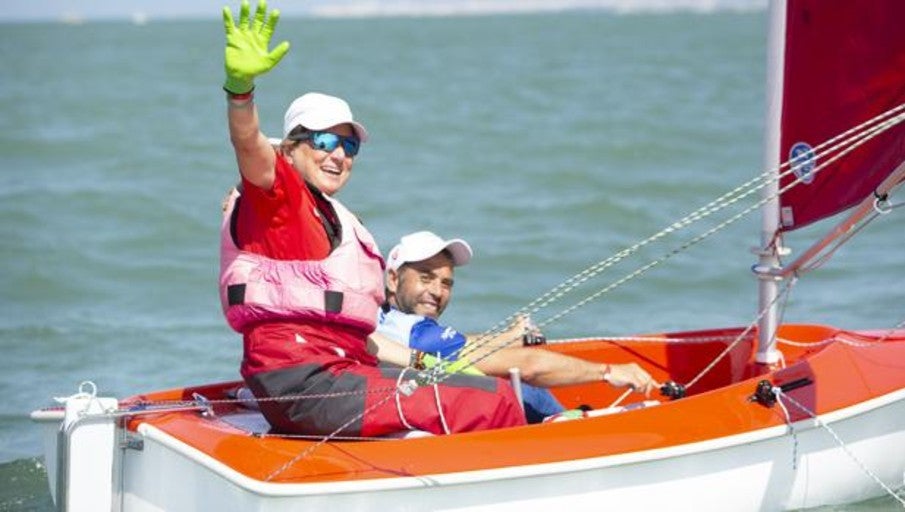 Violeta del Reino, medalla de oro en la clase Hanse 303