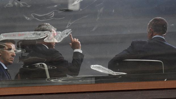 Mourinho, en el 'set' de Sky Sports