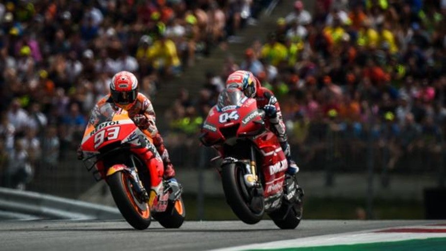 Así han sido los duelos Márquez-Dovizioso