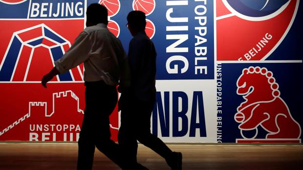 Carteles de la NBA en Pekín, China
