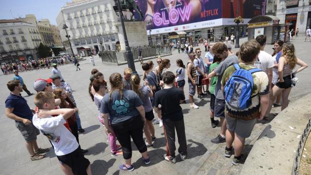 Turistas en Madrid