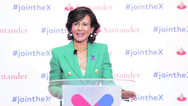Ana Botín, presidenta del Santander