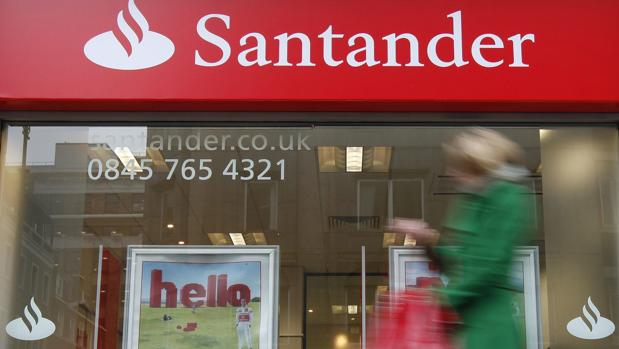 Oficina del Banco Santander en Londres