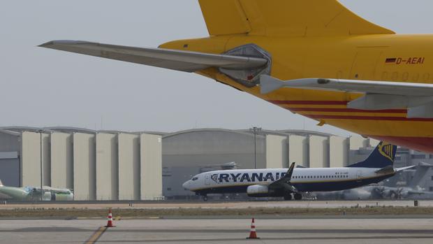 Avión de Ryanair
