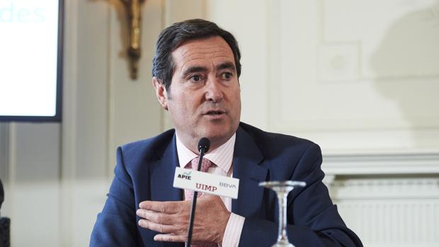 Antonio Garamendi, presidente de la patronal