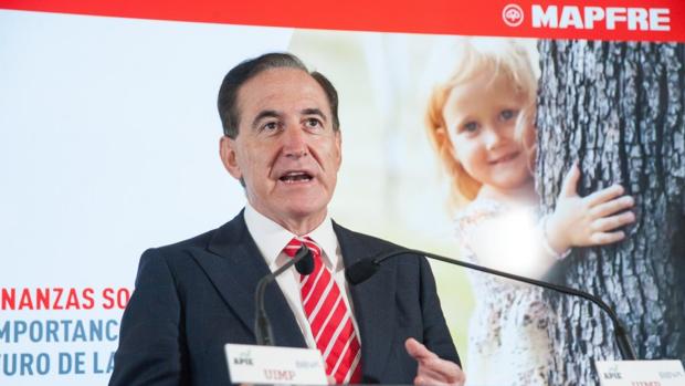 Antonio Huertas, presidente de Mapfre, en Santander