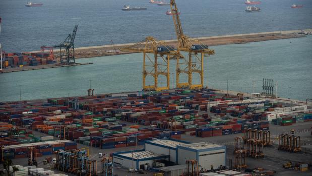 Imagen del puerto de Barcelona