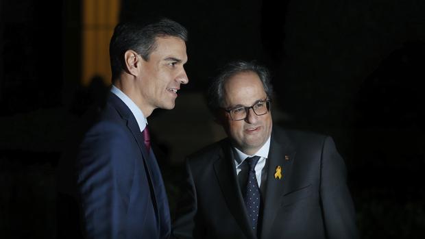 Sánchez y Torra se reunieron en diciembre de 2018