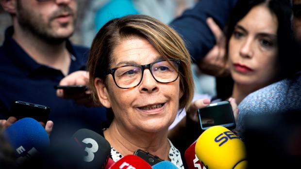 La concejala del Ayuntamiento de Madrid Inés Sabanés, de Equo, en la asamblea de Más Madrid del domingo