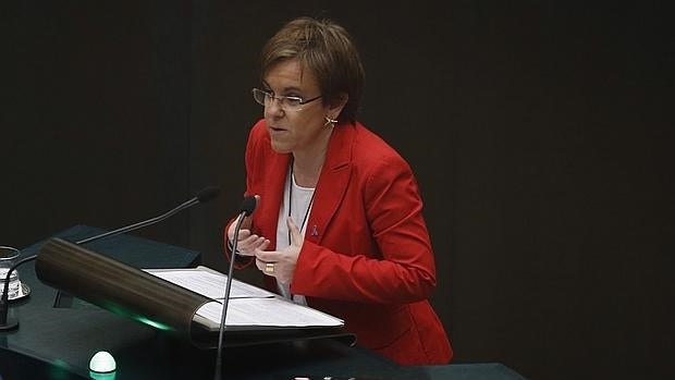 La portavoz del PSOE en el Ayuntamiento de Madrid, Purificación Causapié