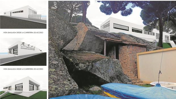 Recreación del futuro Centro Técnico de Vela del pantano de San Juan