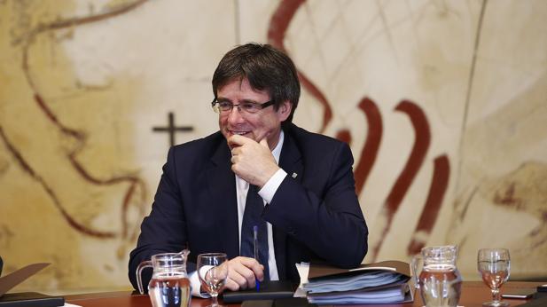 El presidente de la Generalitat, Carles Puigdemont