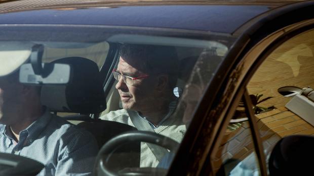 Francisco Granados, detenido por la Guardia Civil el 27 de octubre de 2014