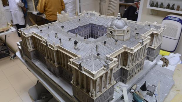 Palacio Real, reproducción para el Belén de la real Casa de Correos